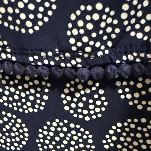 Chico's Dark Blue and White Circle Print Midi Dress - Picture 5 of 5